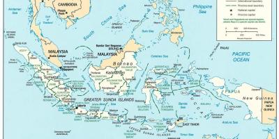 Jakarta indonesia maailman kartta
