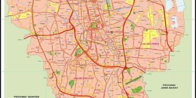 Kartta Jakarta vanha kaupunki