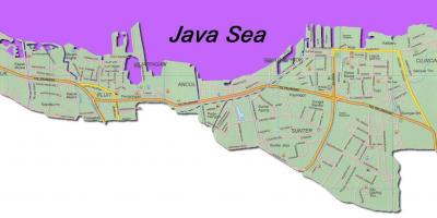 Jakarta utara map