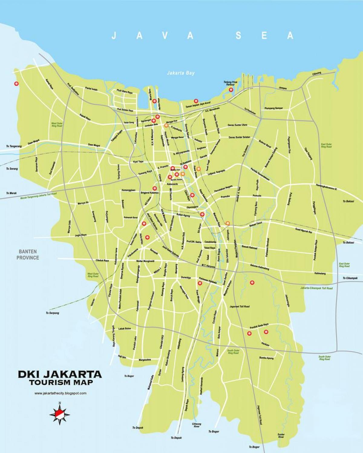 kartta Jakarta harmoni
