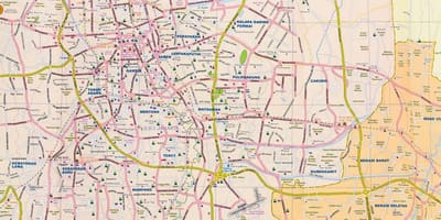 Kartta Jakarta street